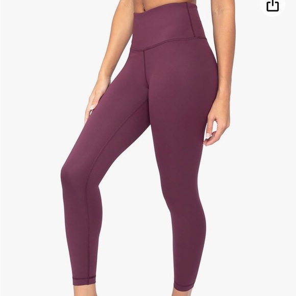 SOLD!! Yogalicious High Waist Squat Proof Lux Ankle Leggings Women size Small - Picture 5 of 6